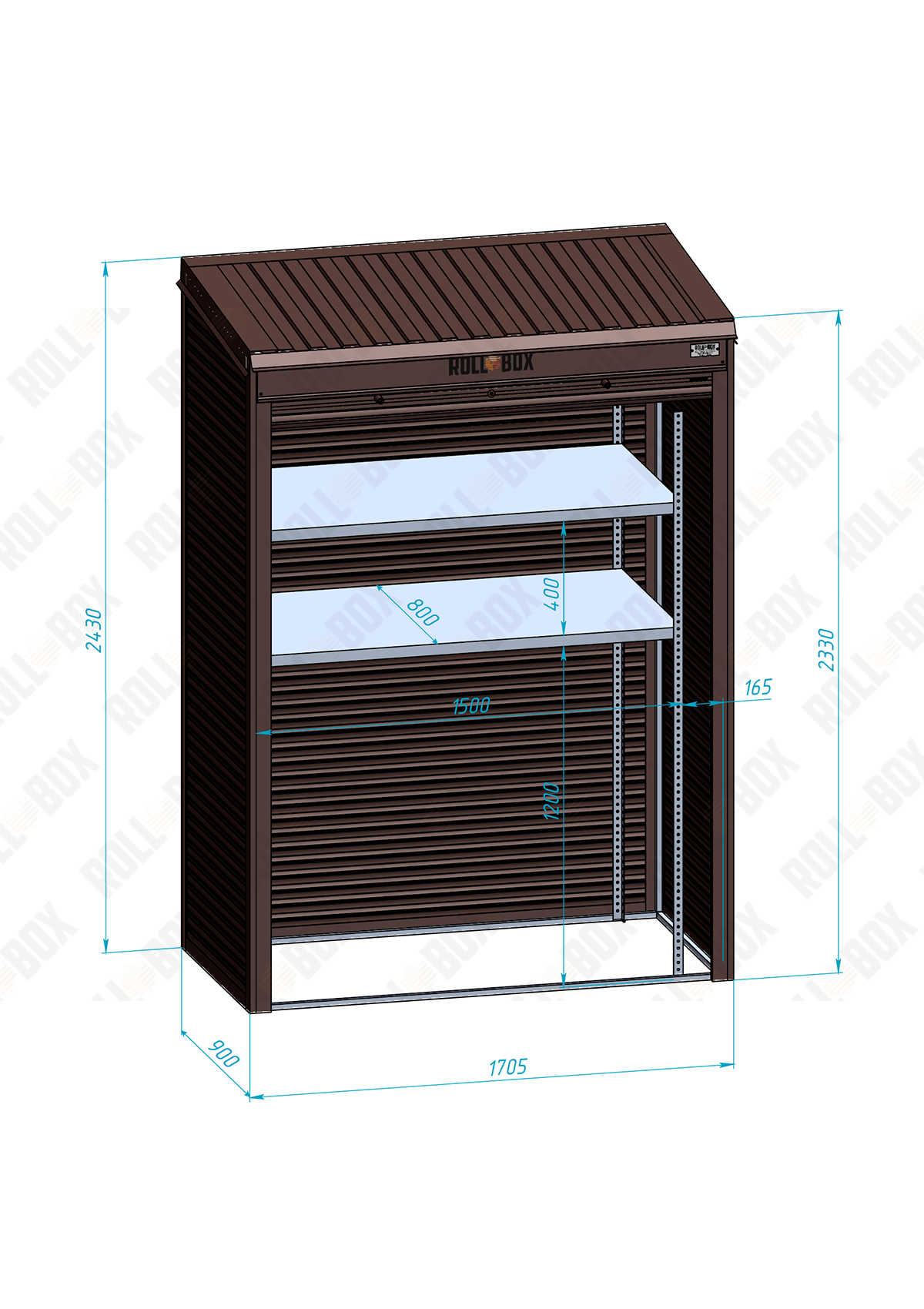 Купить шкаф уличный roll‑box village roof xs-1 от производителя