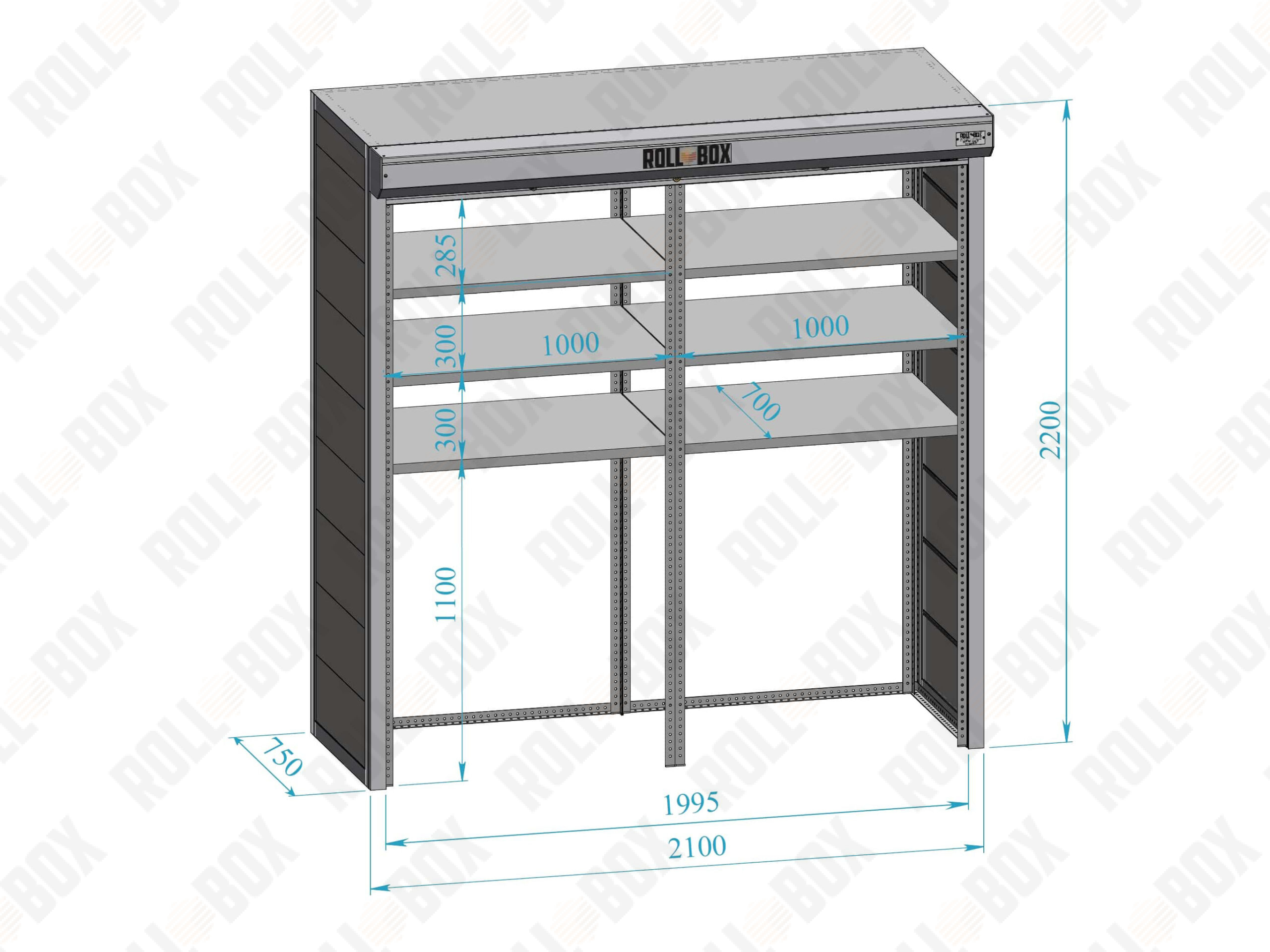 Купить шкаф в паркинг roll‑box standart eco 22.21.075 v1 от производителя