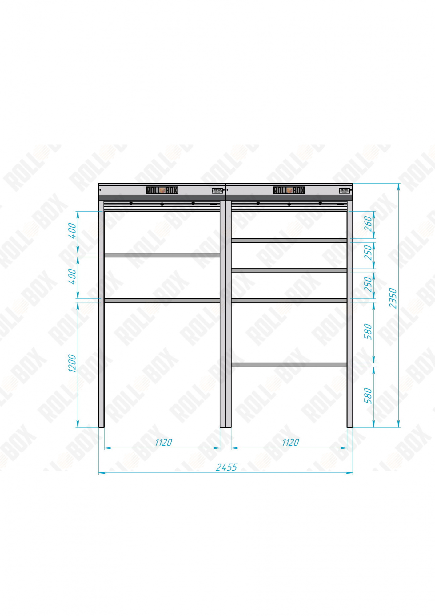 Купить роллетный шкаф roll-box simple plus 24.07.24.v1-2 от производителя