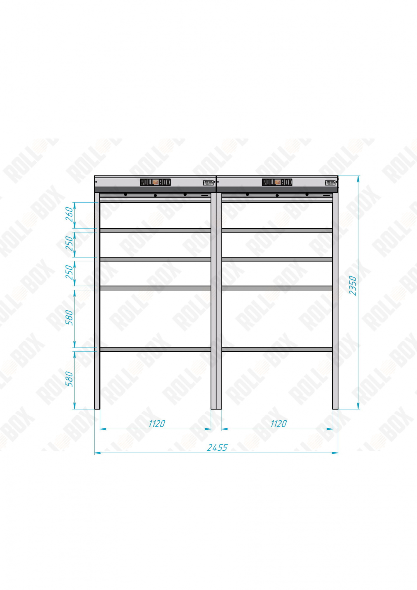 Купить роллетный шкаф roll-box simple plus 24.05.44.v1-2 от производителя