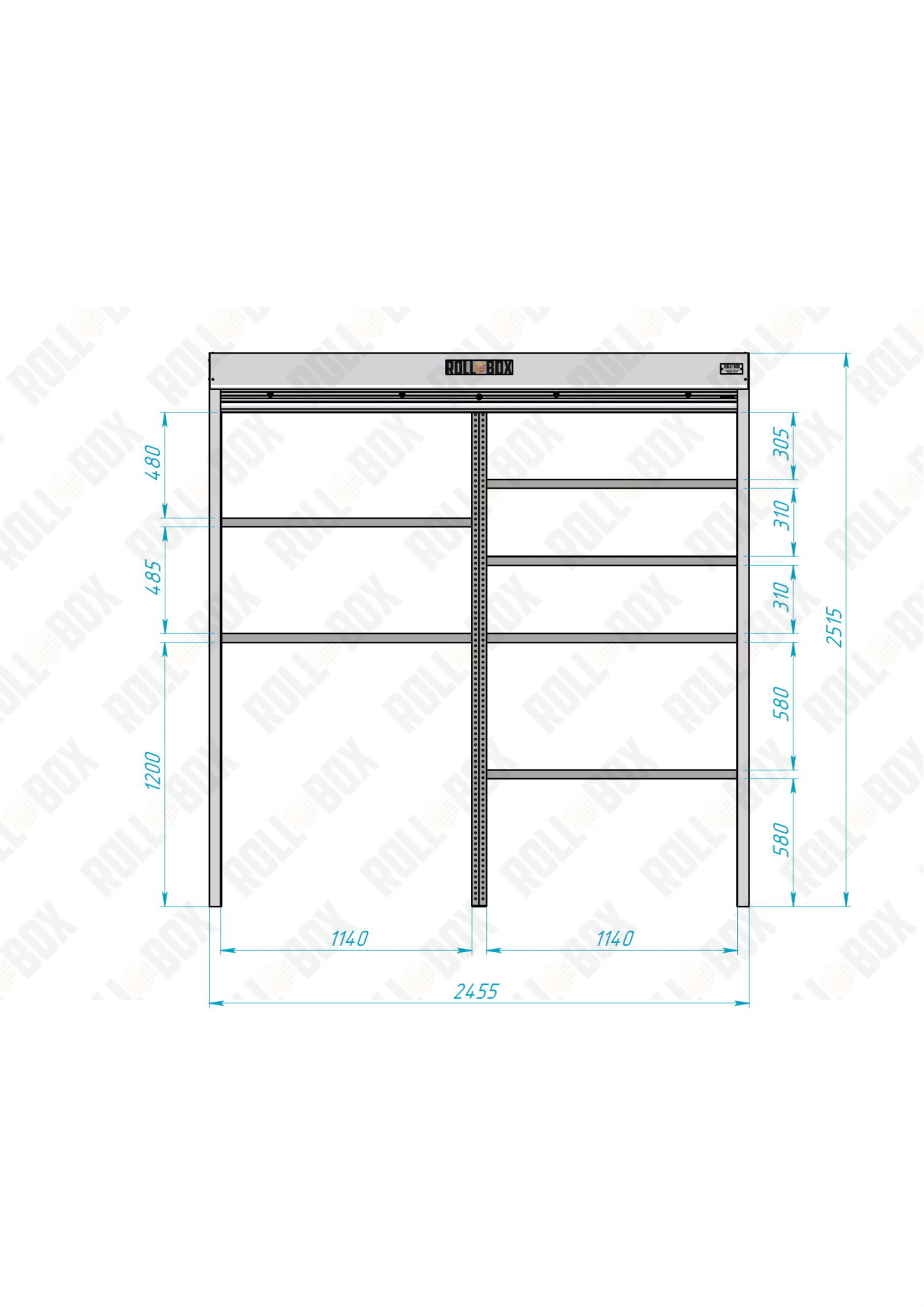 Купить роллетный шкаф roll-box simple plus 24.06.24.v2-1 от производителя